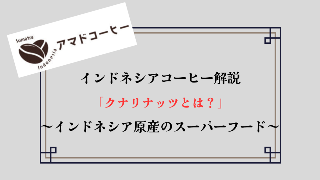 【クナリナッツとは？】インドネシア産スーパーフードの効果を解説【お土産にも】